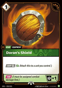 Doran’s Shield - SFD-033-p - Promotional Cards - Riftbound card